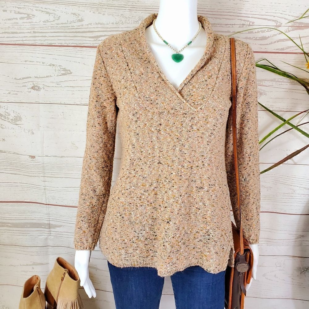Coldwater Creek beautiful fall colors soft knit zweater